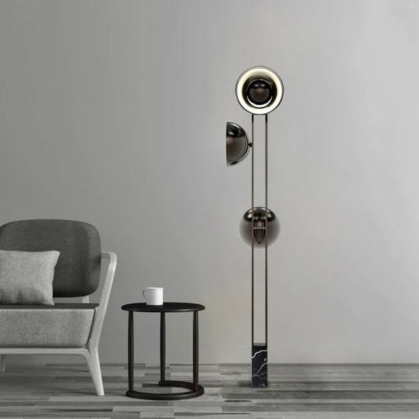 Minimalist Halo Glow Floor Lamp